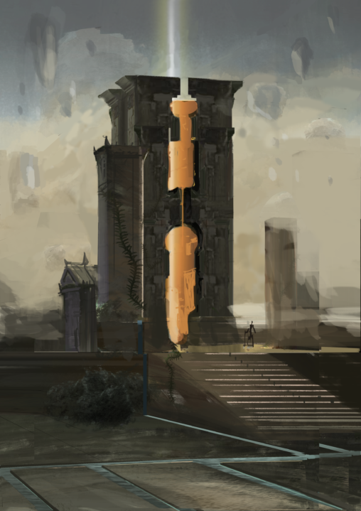 Iros Tower - Concept Art for "Iros" project